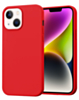 Soft Solid Silicone Case (Full Buttom Cover) - RED for iPhone 13 / 14 / 16e / 17e (Only Ground Shipping)