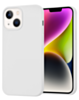 Soft Solid Silicone Case (Full Buttom Cover) - WHITE for iPhone 13 / 14 / 16e / 17e (Only Ground Shipping)