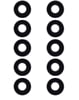 Small Hole Camera Lens with Adhesive Tape for iPhone 14 / 14 Plus (Pack of 10) (Premium)