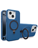 Support Heavy Duty Case with Wireless Charging Kickstand - ROYAL BLUE for iPhone 13 / 14 (Only Ground Shipping)