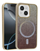 Wireless Charging Bling Diamond Crystal Case - GOLD for iPhone 13 / 14 (Only Ground Shipping)