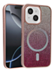 Wireless Charging Bling Diamond Crystal Case - ROSE GOLD for iPhone 13 / 14 (Only Ground Shipping)