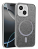 Wireless Charging Bling Diamond Crystal Case - SILVER for iPhone 13 / 14 (Only Ground Shipping)