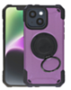 Hybrid Tuff Case with Magnetic Kickstand (PURPLE) for iPhone 13 / 14 / 16E / 17E (Only Ground Shipping)
