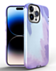 Thinner Heavy Duty Rainbow Case - PURPLE for iPhone 14 Pro (Only Ground Shipping)