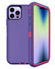 Heavy Duty Case for iPhone 14 Pro (DARK PURPLE & PINK) (Only Ground Shipping)