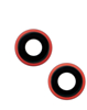 Back Camera Lens with Bracket & Bezel for iPhone 14 / 14 Plus (RED)