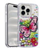 Glitter Shockproof Butterfly Shinny Case (PURPLE) for iPhone 14 Pro Max (Only Ground Shipping)
