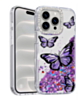 Glitter Shockproof Butterfly Shinny Case (COLORFUL) for iPhone 14 Pro Max (Only Ground Shipping)