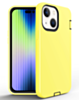 iPhone 14 Plus / 15 Plus Silicone Design Heavy Duty Case - YELLOW (Only Ground Shipping)