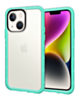 iPhone 14 Plus / 15 Plus Acrylic Dual Layer Transparent Case - TEAL (Only Ground Shipping)