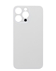 Back Glass with Bigger Camera Hole for iPhone 14 Pro Max (NO LOGO) (SILVER)