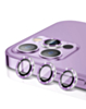 Glitter Diamond Camera Lens with HD Tempered Glass for iPhone 14 Pro / 14 Pro Max (PURPLE)
