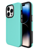 Shock Absorption Protective Dual Layer Case - TEAL for iPhone 14 Pro (Only Ground Shipping)