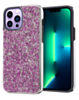 Bling Diamond Dual Layer Protection Case - PINK for iPhone 14 Pro (Only Ground Shipping)