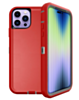 Heavy Duty Case for iPhone 14 Pro (RED & GRAY) (Only Ground Shipping)