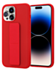 Hand Strap Vertical Magnetic Kickstand Case - RED for iPhone 14 Pro Max (Only Ground Shipping)