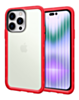 Acrylic Dual Layer Transparent Case - RED for iPhone 15 Pro (Only Ground Shipping)
