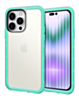 Acrylic Dual Layer Transparent Case - TEAL for iPhone 15 Pro (Only Ground Shipping)