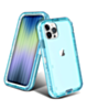 Transparent Shockproof Case - BLUE for iPhone 14 Pro (Only Ground Shipping)