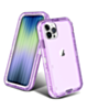 Transparent Shockproof Case - PURPLE for iPhone 14 Pro (Only Ground Shipping)