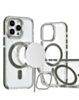 Thin Magnetic Clear Case with Camera Stand Kickstand - GRAY for iPhone 14 Pro Max (Only Ground Shipping)