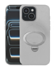 Pastel Shield Carbon Fiber Magnetic Kickstand Case (Gray) for iPhone 13 / 14 / 15 / 16e / 17e (Only Ground Shipping)
