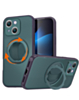 Textured Shockproof Case with 360 Rotating Ring Stand for iPhone 17E / 16E / 15 / 14 / 13 (GREEN) (Only Ground Shipping)
