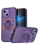 Textured Shockproof Case with 360 Rotating Ring Stand for iPhone 17E / 16E / 15 / 14 / 13 (PURPLE) (Only Ground Shipping)