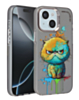 Animal Graffiti Design Wireless Charging Case - Style 8 for iPhone 15 (Only Ground Shipping)