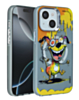 Animal Graffiti Design Wireless Charging Case - Style 13 for iPhone 15 (Only Ground Shipping)