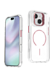Magnetic Clear Case with Camera Kickstand for iPhone 17E / 16E / 15 / 14 / 13 (PINK) (Only Ground Shipping)