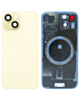 Back Glass with MagSafe Magnet for iPhone 15 (NO LOGO) (YELLOW)