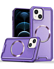 Non-Slip Translucent Matte Wireless Charging Case - PURPLE for iPhone 15 (Only Ground Shipping)