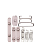 Hard Buttons for iPhone 15 / 15 Plus (Power / Volume / Switch) (PINK)
