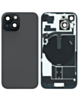 Back Glass with Frame and MagSafe Magnet for iPhone 15 (BLACK) (Service Pack)