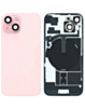 Back Glass with Frame and MagSafe Magnet for iPhone 15 (PINK) (Service Pack)