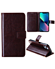 iPhone 14 Plus / 15 Plus Leather Wallet Case with Card Slot - BROWN (Only Ground Shipping)