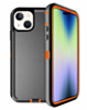 Heavy Duty Case for iPhone 14 Plus / 15 Plus (BLACK & ORANGE) (Only Ground Shipping)