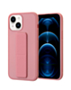 iPhone 14 Plus / 15 Plus Hand Strap Vertical Magnetic Kickstand Case - PINK (Only Ground Shipping)