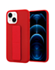 iPhone 14 Plus / 15 Plus Hand Strap Vertical Magnetic Kickstand Case - RED (Only Ground Shipping)