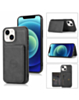 iPhone 14 Plus / 15 Plus Leather Pocket Wallet Case - BLACK (Only Ground Shipping)