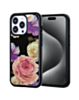 New Fashion Heavy Duty Case - ROSE for iPhone 15 Pro (Only Ground Shipping)