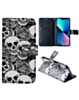 Leather Wallet Case with Card Slot - SKELETON for iPhone 15 Pro (Only Ground Shipping)