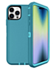 Heavy Duty Case for iPhone 15 Pro (TEAL) (Only Ground Shipping)