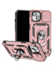Dual Layers Hybrid Case with Metal Ring And Camera Protector - ROSE GOLD for iPhone 15 Pro (Only Ground Shipping)