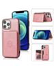 Leather Pocket Wallet Case - PINK for iPhone 15 Pro (Only Ground Shipping)