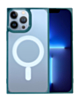 Square Wireless Charging Clear Case - GREEN for iPhone 15 Pro (Only Ground Shipping)