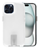 Crystal Clear Transparent Case with Metal Kickstand - CLEAR for iPhone 15 Pro (Only Ground Shipping)