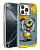 Animal Graffiti Design Wireless Charging Case - Style 13 for iPhone 15 Pro (Only Ground Shipping)